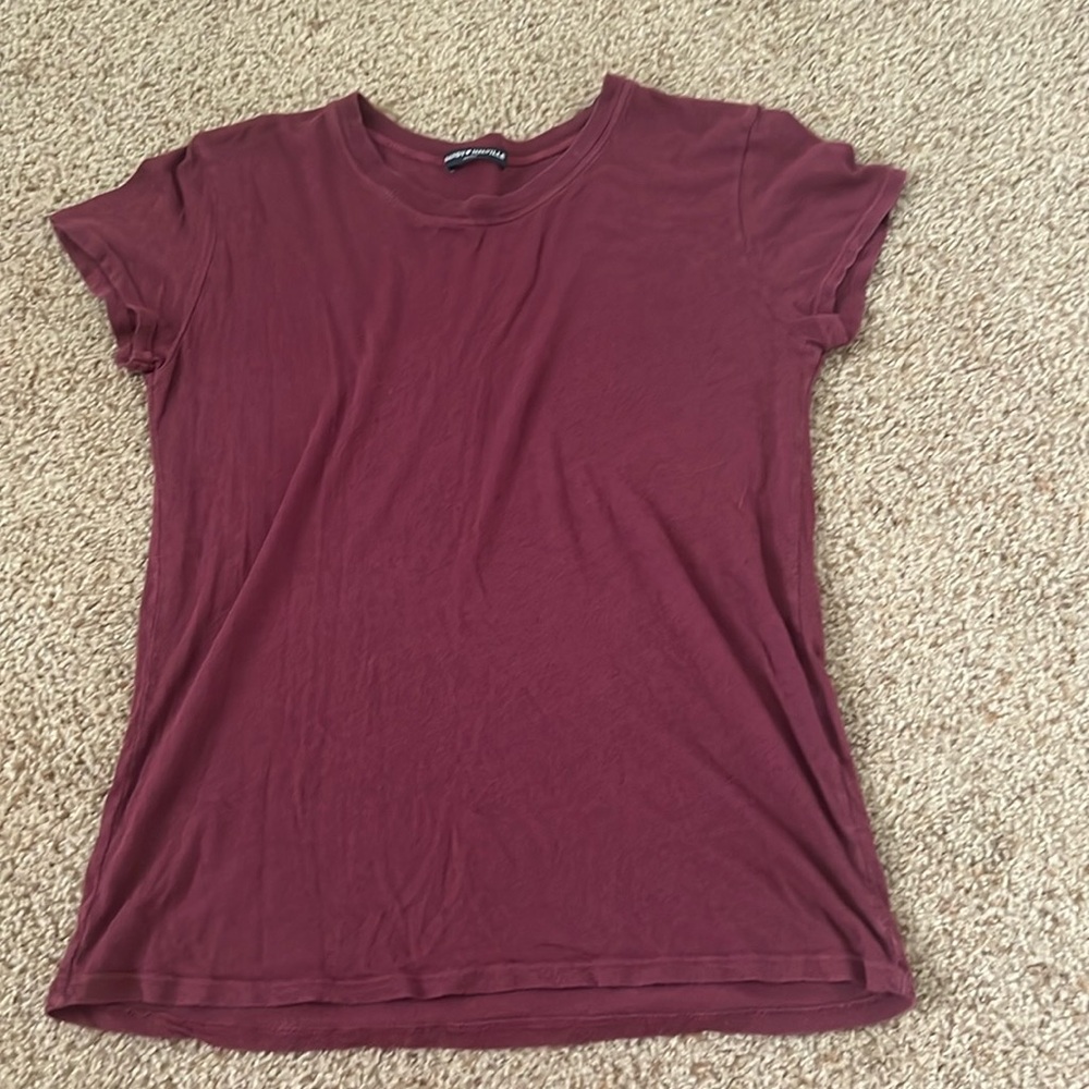 Brandy Melville burgundy T-shirt